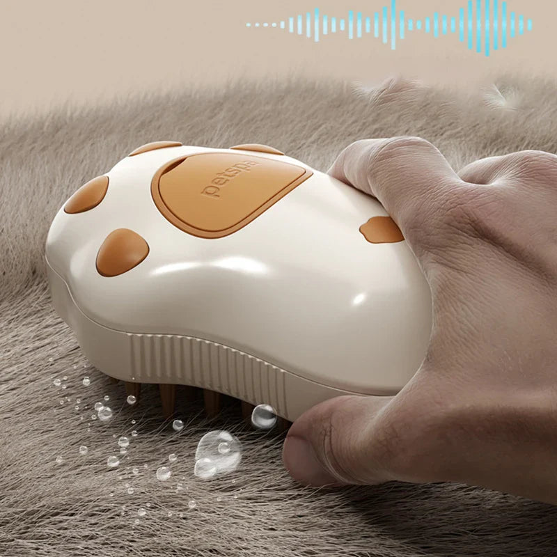 The AquaGroom 3-in-1 Steamy Brush - Grooming That Feels Like a Spa Day + 50% OFF