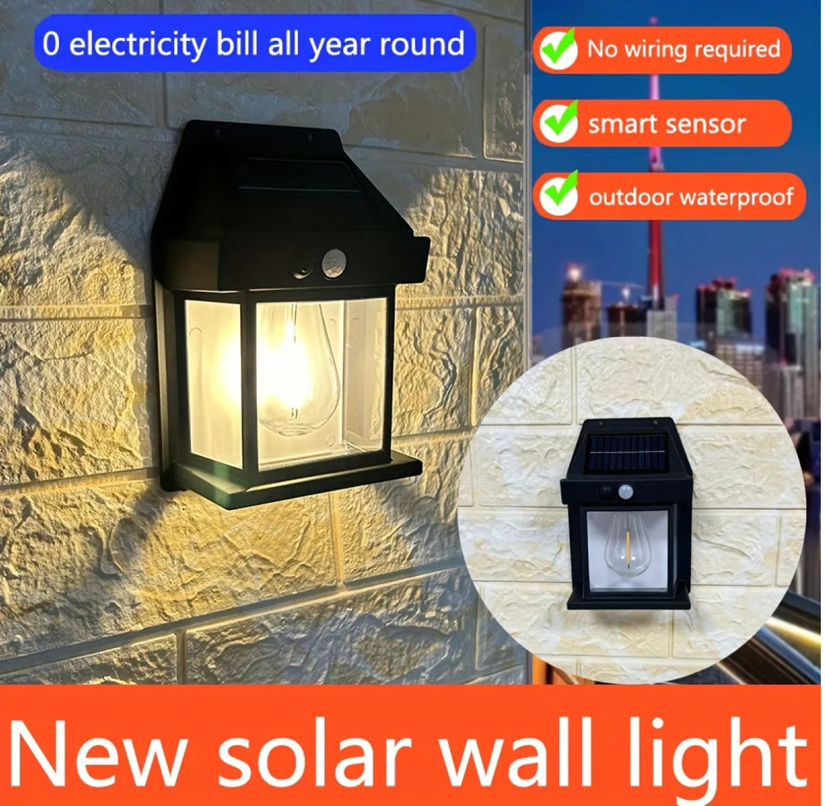 SolarGlow Beam Lantern- 1 + 1 FREE