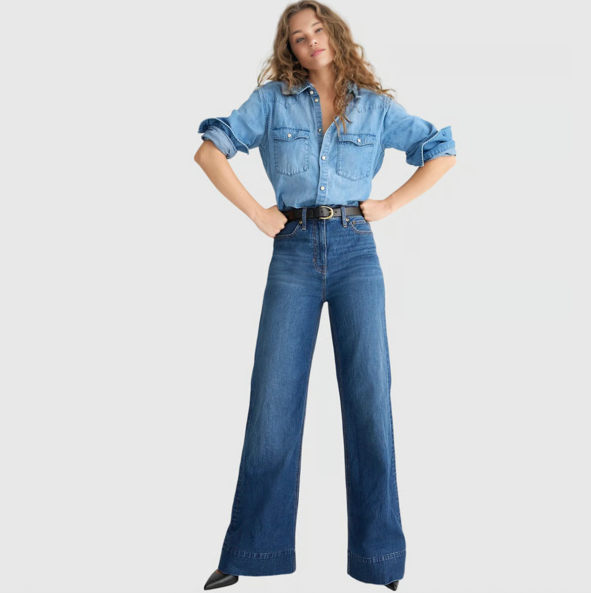 Skyline Wide-Leg Jeans- 50 % OFF