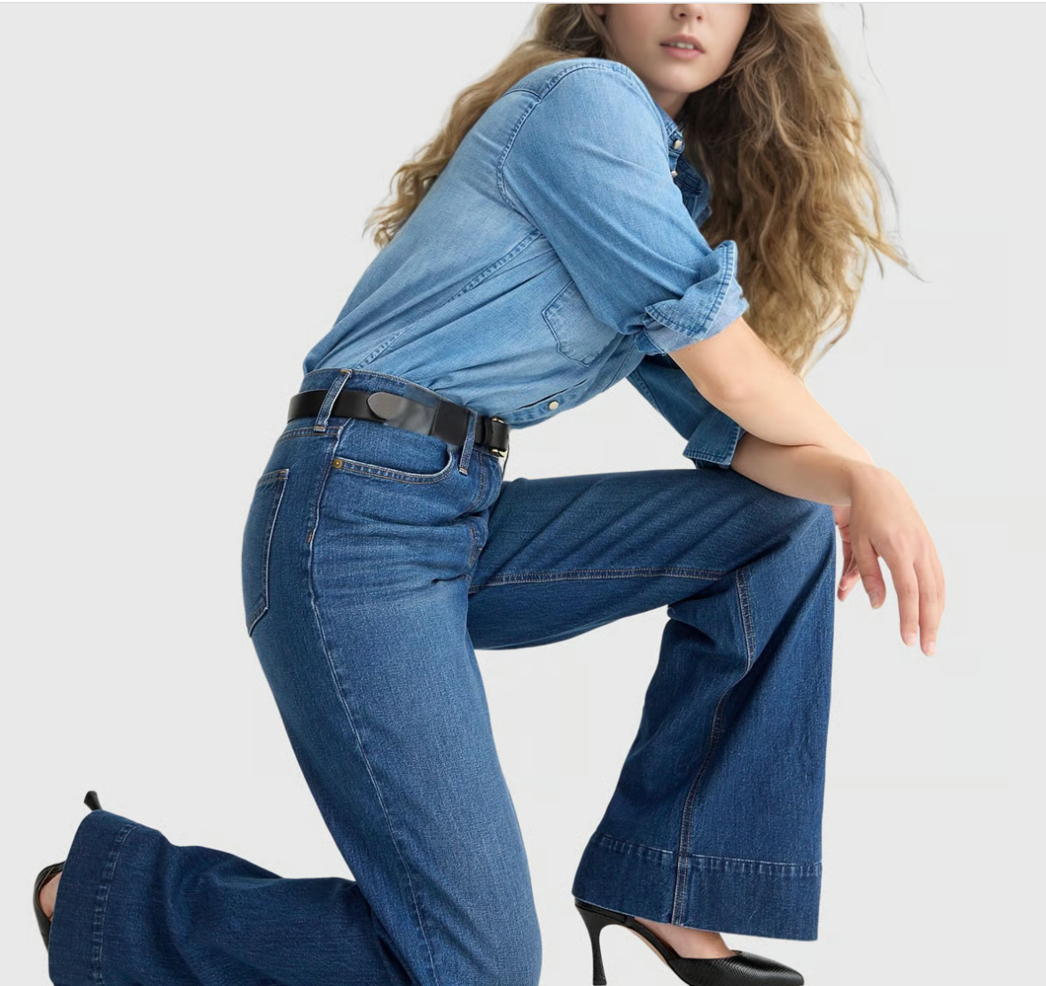 Skyline Wide-Leg Jeans- 50 % OFF