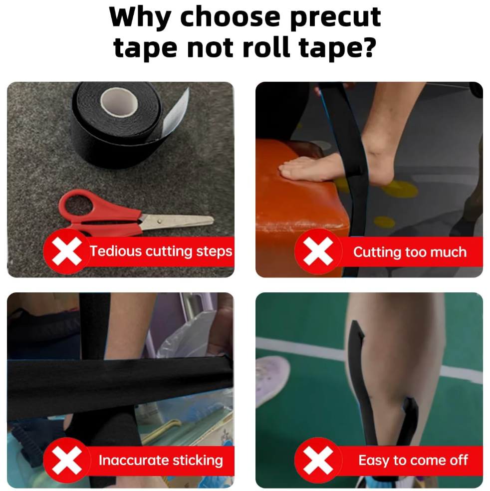 FlexKnee Support Tape – Pre-Cut Kit - 50 % OFF
