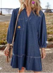 LunaBeauty A-Line Dress- 50 % OFF
