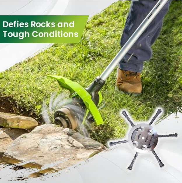 SteelBlade™ 6-Inch Wire Brush Cutter Head - 50 % OFF