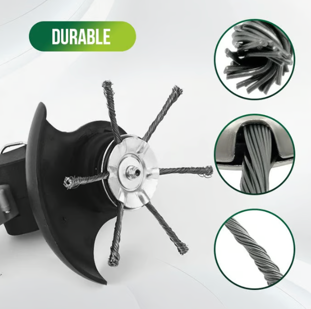 SteelBlade™ 6-Inch Wire Brush Cutter Head - 50 % OFF