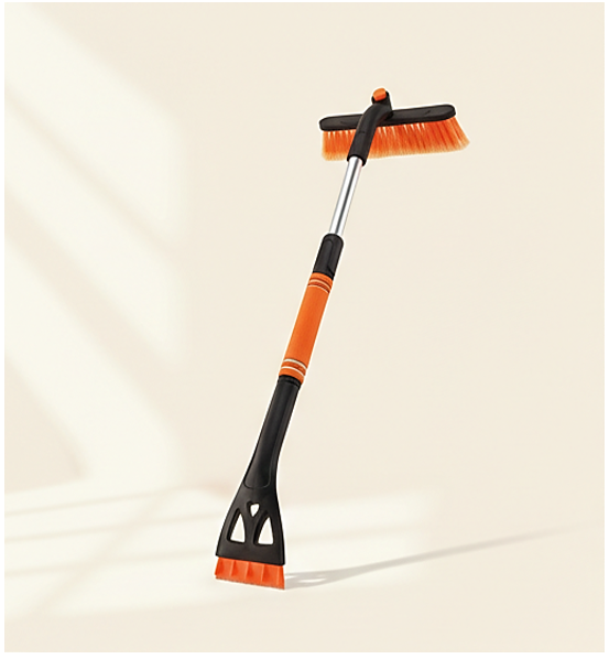 FrostGlide™ – 3-in-1 Extendable Snow Brush & Ice Scraper with 360° Rotating Head + 50 % OFF