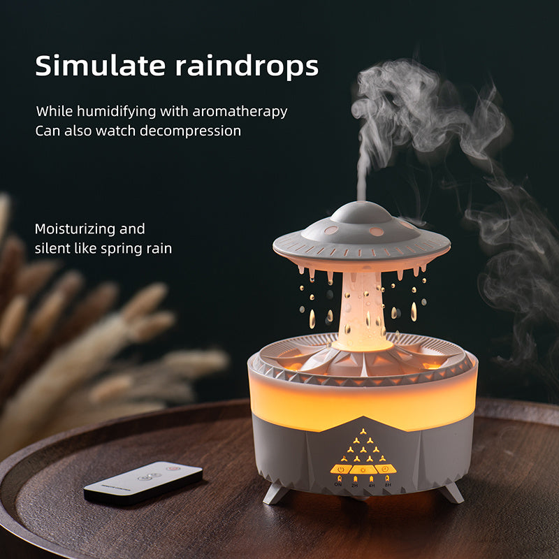 UFO Waterdrop Aroma Diffuser - 48 Hours of Relaxation + 50% OFF