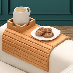 CouchCaddy Wood Tray- 50 % OFF
