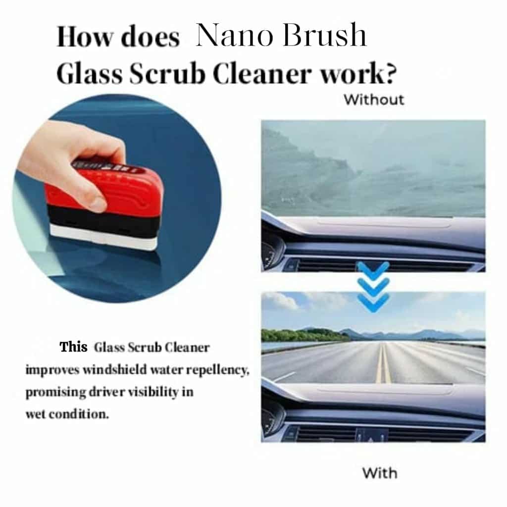 The Nano Glass Cleaning Brush - Clean, Repel, & Defog in One + 50% OFF