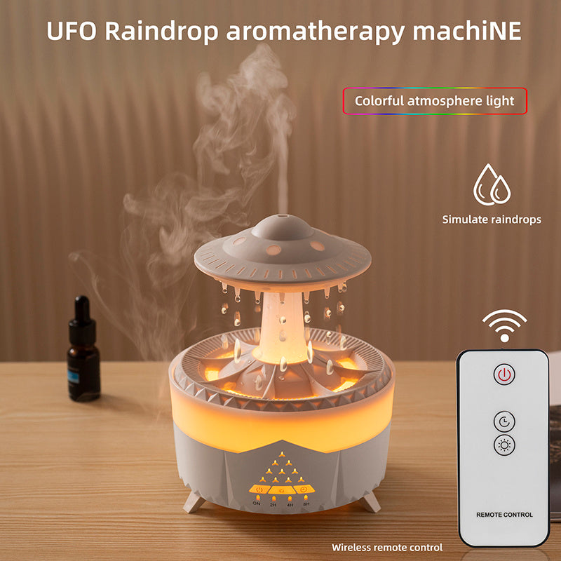 UFO Waterdrop Aroma Diffuser - 48 Hours of Relaxation + 50% OFF
