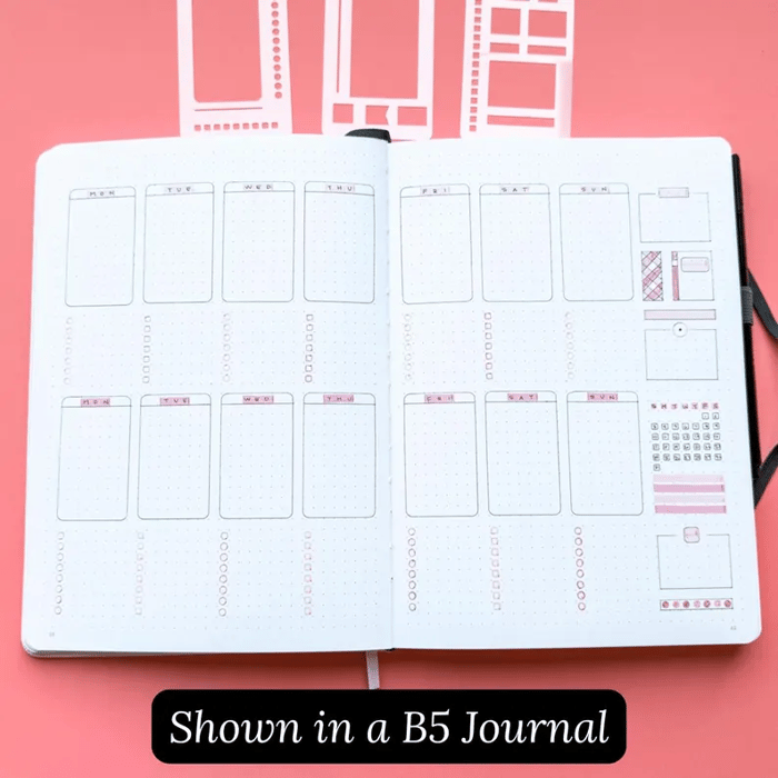 The CraftFlex Journal Stencil - Flawless Layouts, Effortlessly + 50% OFF