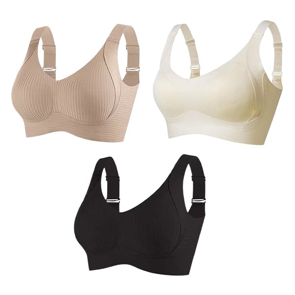 ComfortCurve Four-Row Wireless Bra- 50 % OFF