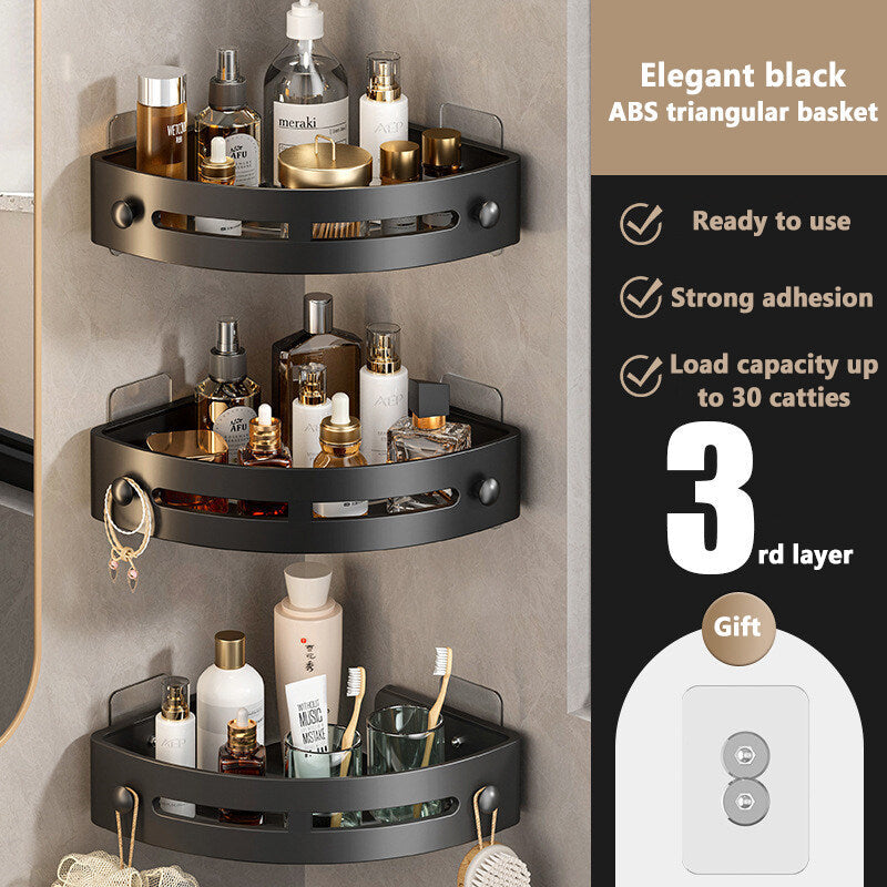 The CornerSpace Shower Shelves - A Clutter-Free Shower, No Drilling + 50% OFF