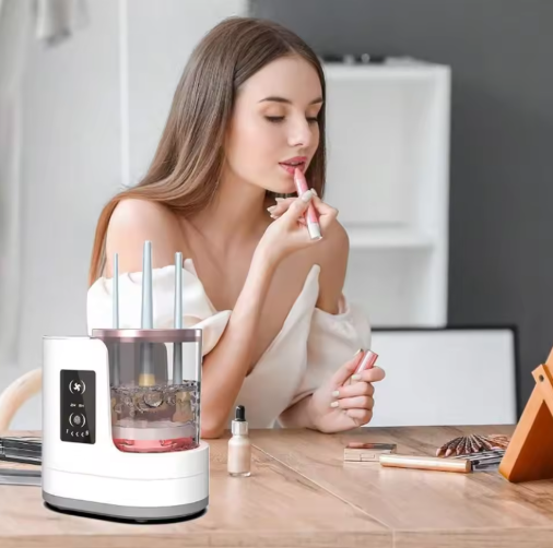 The Brush-o-Matic Cleaner - Clean & Dry Brushes, Hands-Free + 50% OFF