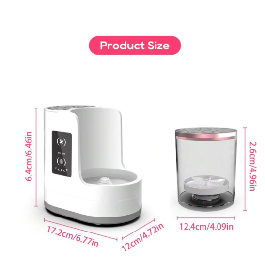 The Brush-o-Matic Cleaner - Clean & Dry Brushes, Hands-Free + 50% OFF