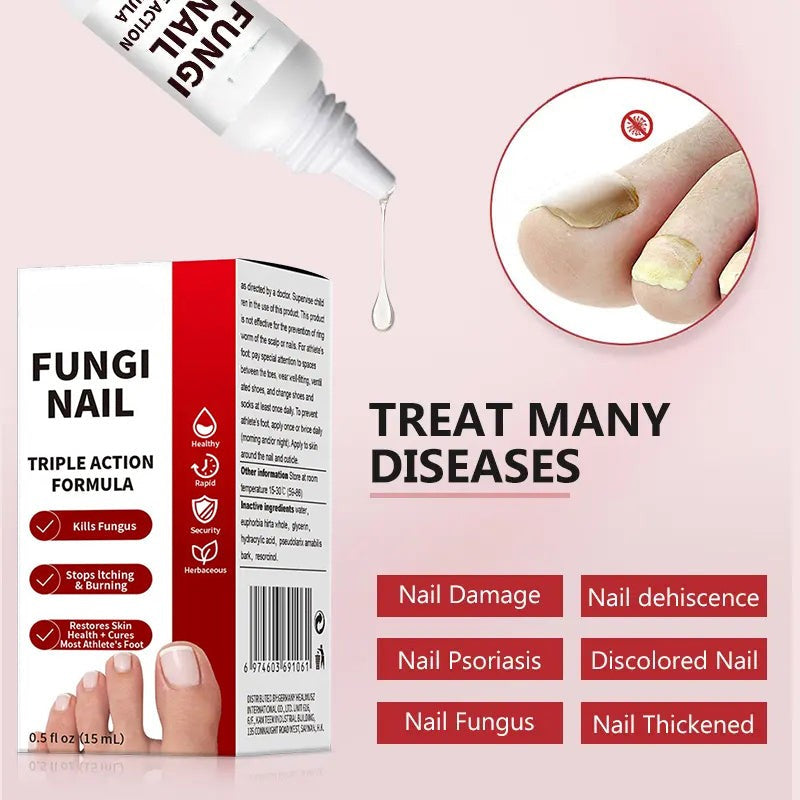 NailRenew™ Triple-Action Nail Repair - Clear Nails, Renewed Confidence + 50% OFF