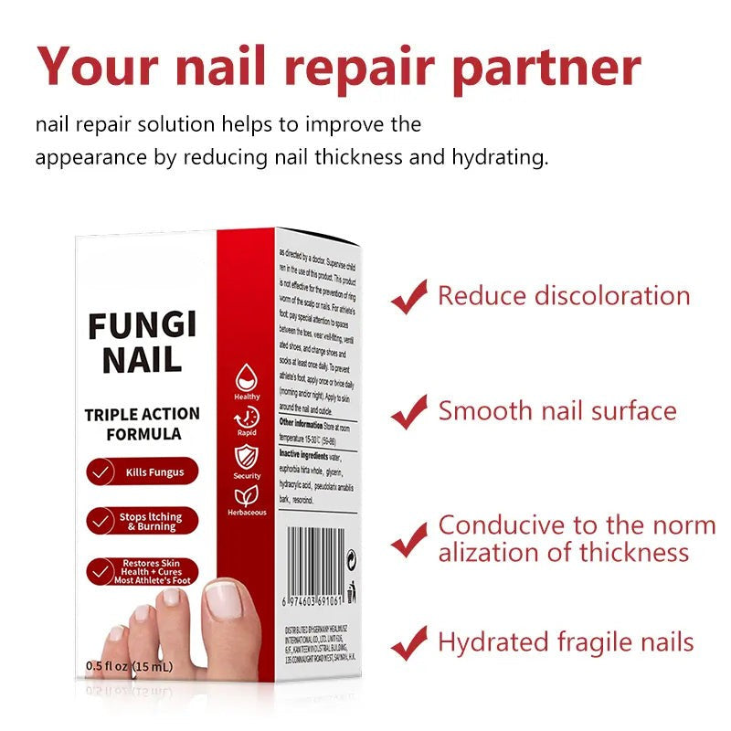 NailRenew™ Triple-Action Nail Repair - Clear Nails, Renewed Confidence + 50% OFF