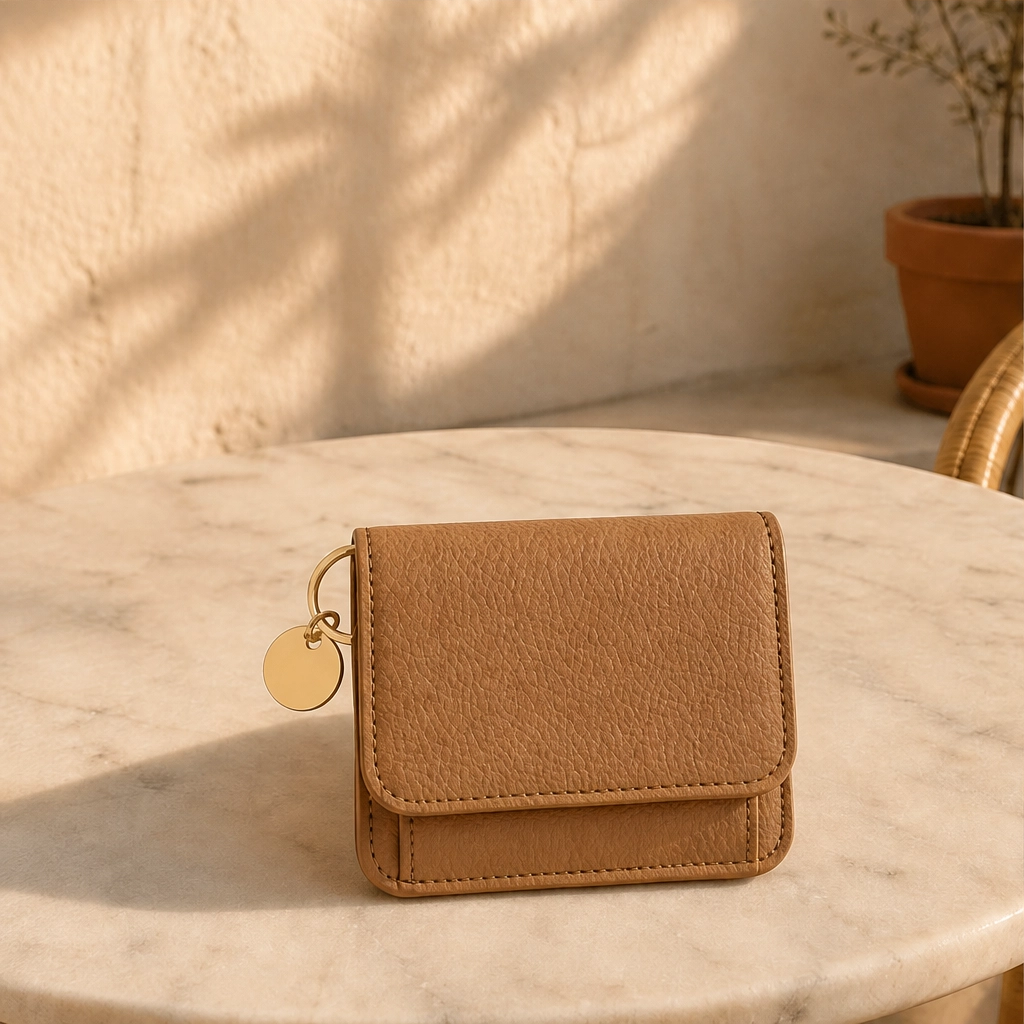 Folden™ – Slim Tri-Fold Wallet with Zip Coin Pocket & Keychain + 50% OFF
