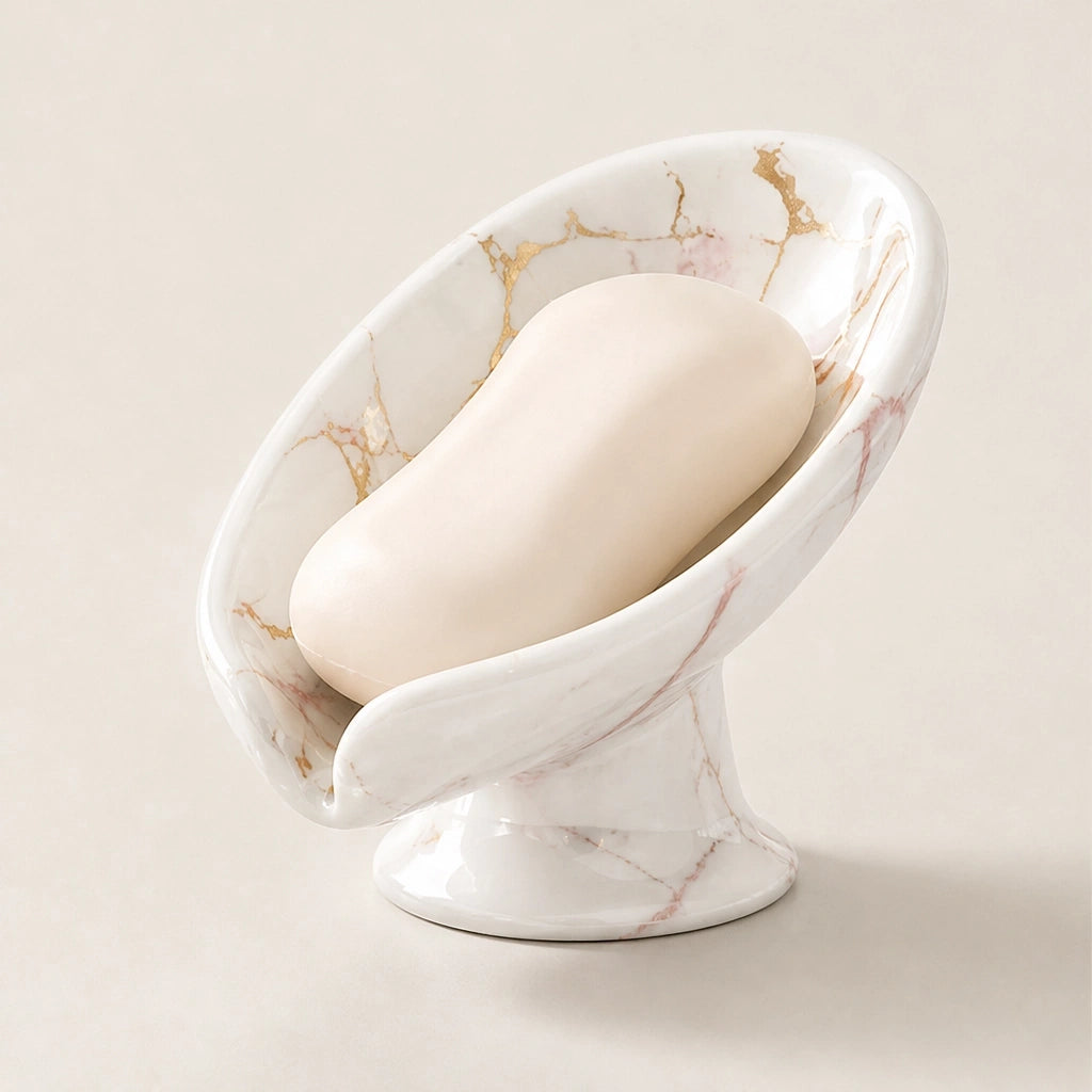 Brookleaf – Self-Draining Ceramic Leaf Soap Dish + 50% OFF