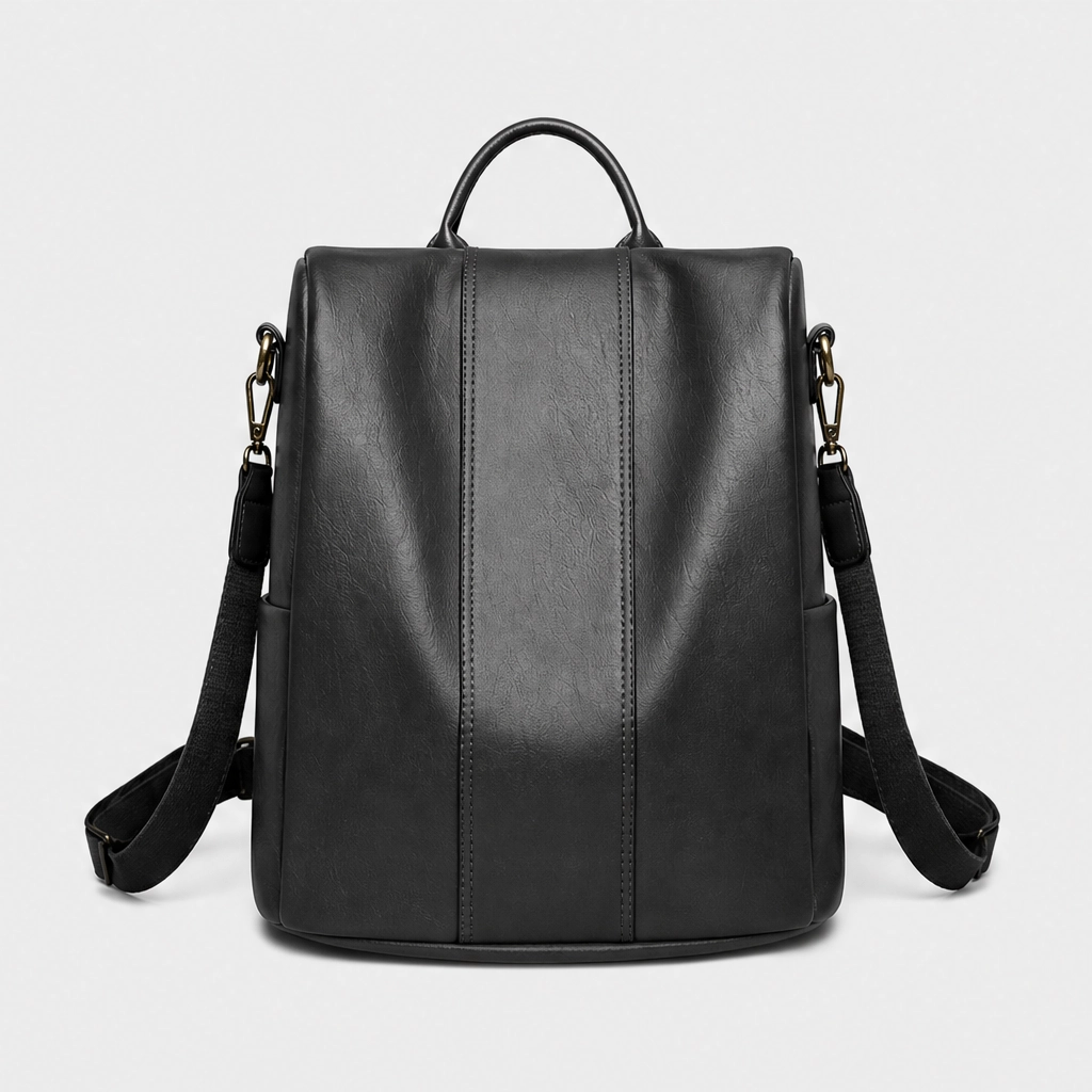 Vellora™ – Structured Large-Capacity Leather Backpack for Women + 50% OFF
