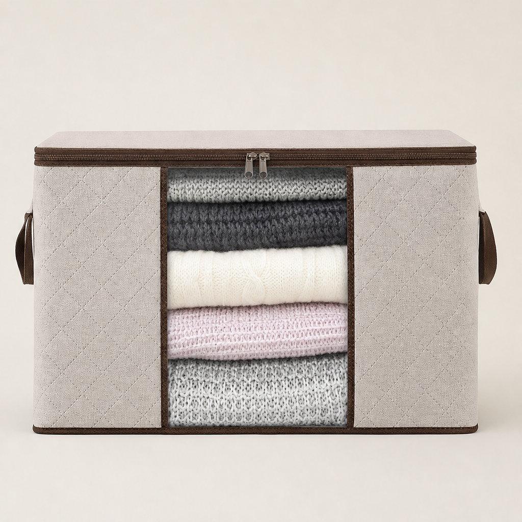 Stowden – Large Capacity Quilt & Clothes Storage Bag with Clear Window + 50% OFF