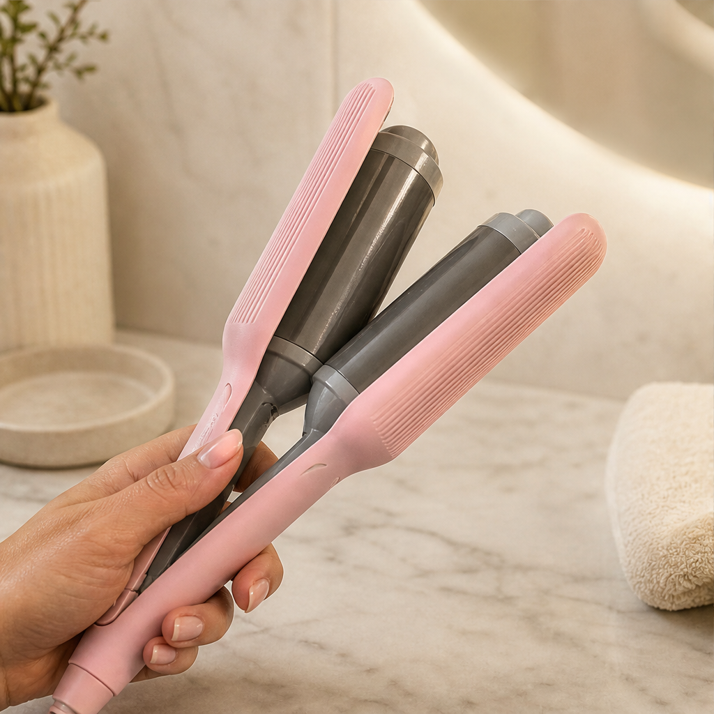 Wavelle – Dual-Barrel French Wave Curling Tong for Bouncy, Long-Lasting Curls + 50% OFF lifestyle