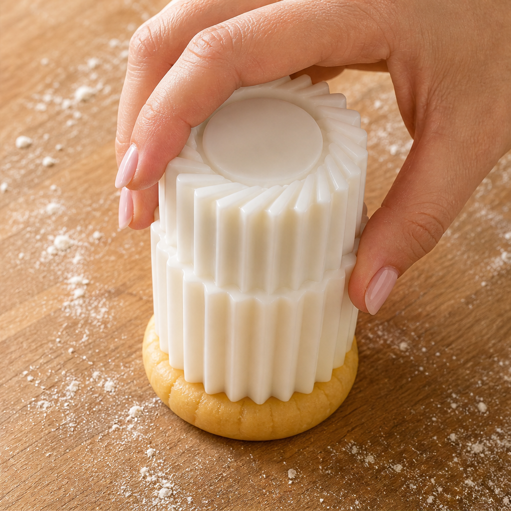 Flutewell – One-Press Fluted Design Jam Cookie Mould + 50% OFF lifestyle
