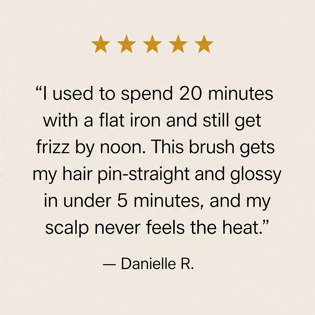 Glostryk – Cordless 3-in-1 Ceramic Styling Brush + 50% OFF detail