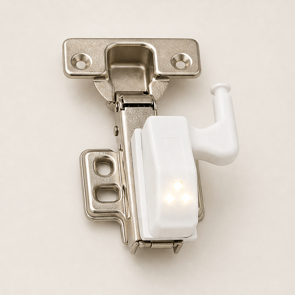 Glowhinge – Clip-On Sensor LED Under Cabinet Hinge Light + 50% OFF White