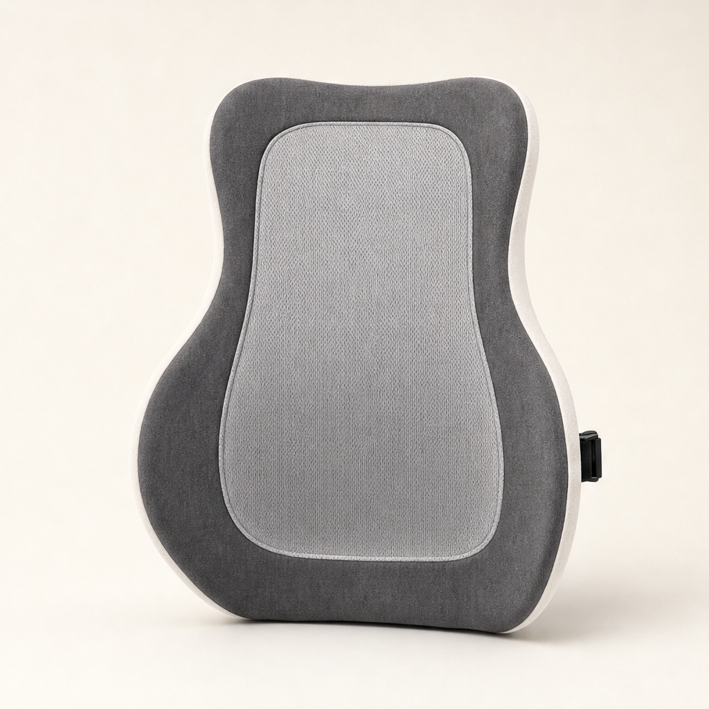 Spinalis – Ergonomic 3D Memory Foam Lumbar Support Cushion + 50% OFF Dark Grey
