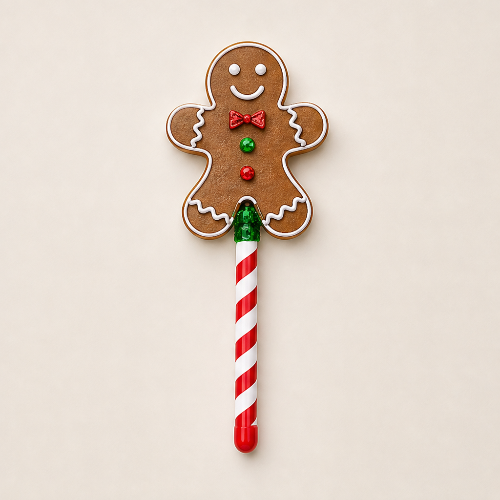 Merribeam – Festive Tap-to-Pay Card Holder Wand + 1+1 FREE Gingerbread Man