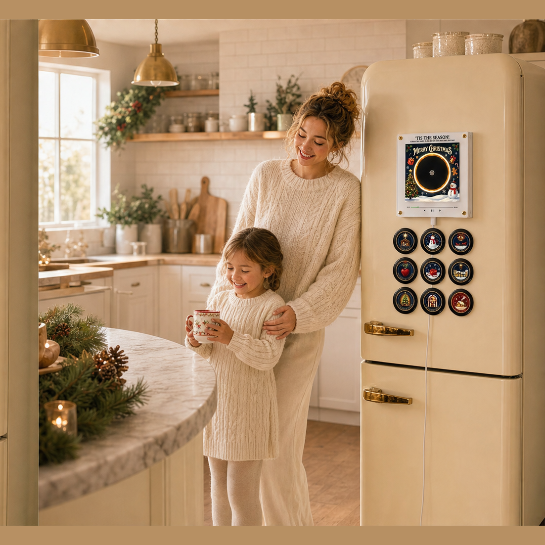 Carolwick – Tap-to-Play 9 Carol Interactive Fridge Magnet + 1+1 FREE lifestyle