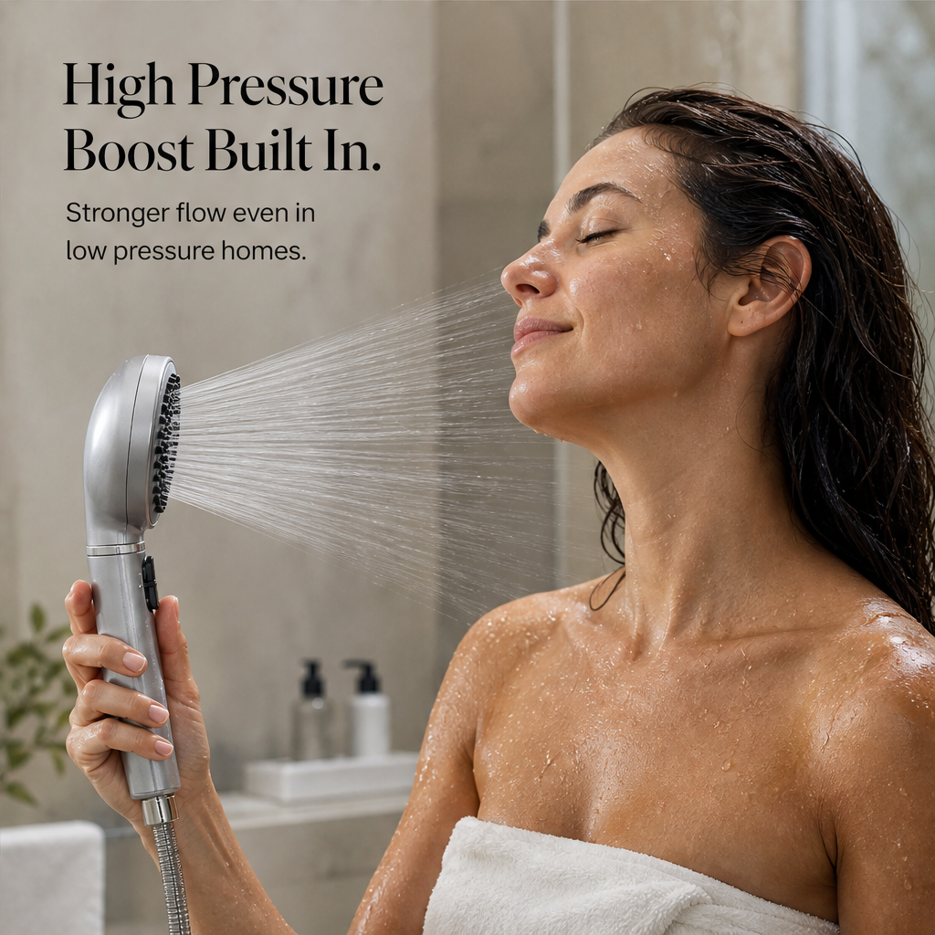 Mistora – High-Pressure Multi-Function Shower Head Set + 50% OFF features