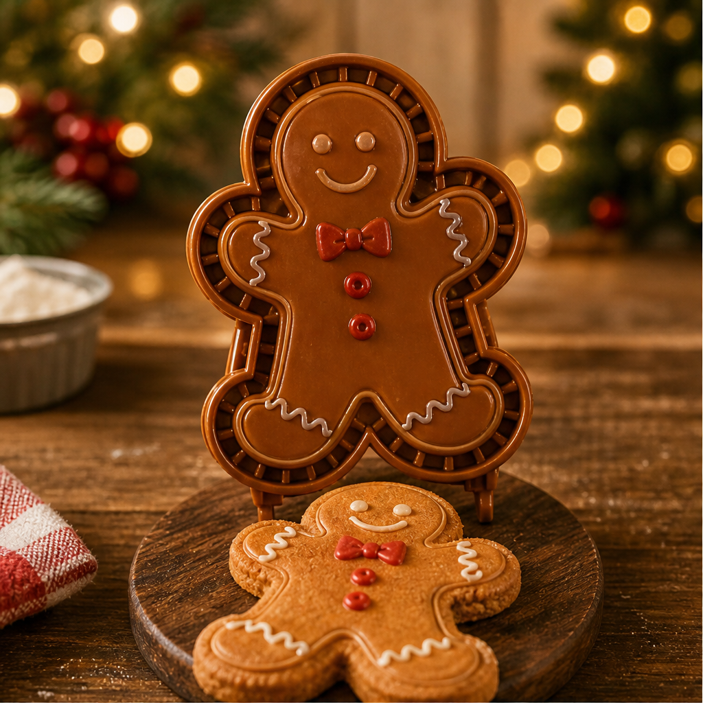 Gingerpress – 8-Piece Embossed Christmas Mini Cake Mould Set + 50% OFF lifestyle