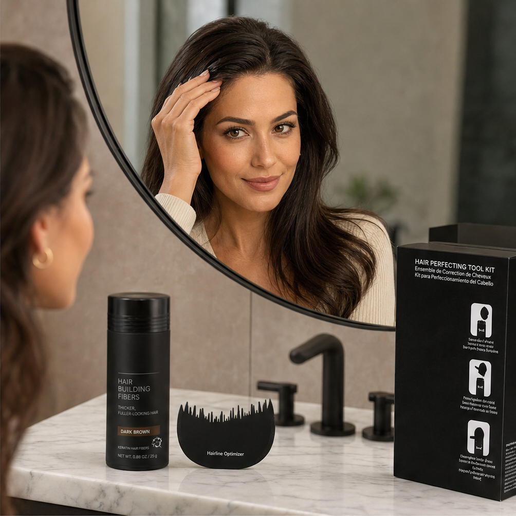 Thickwell – Instant Root Coverage Hair Building Fibres Set + 50% OFF lifestyle