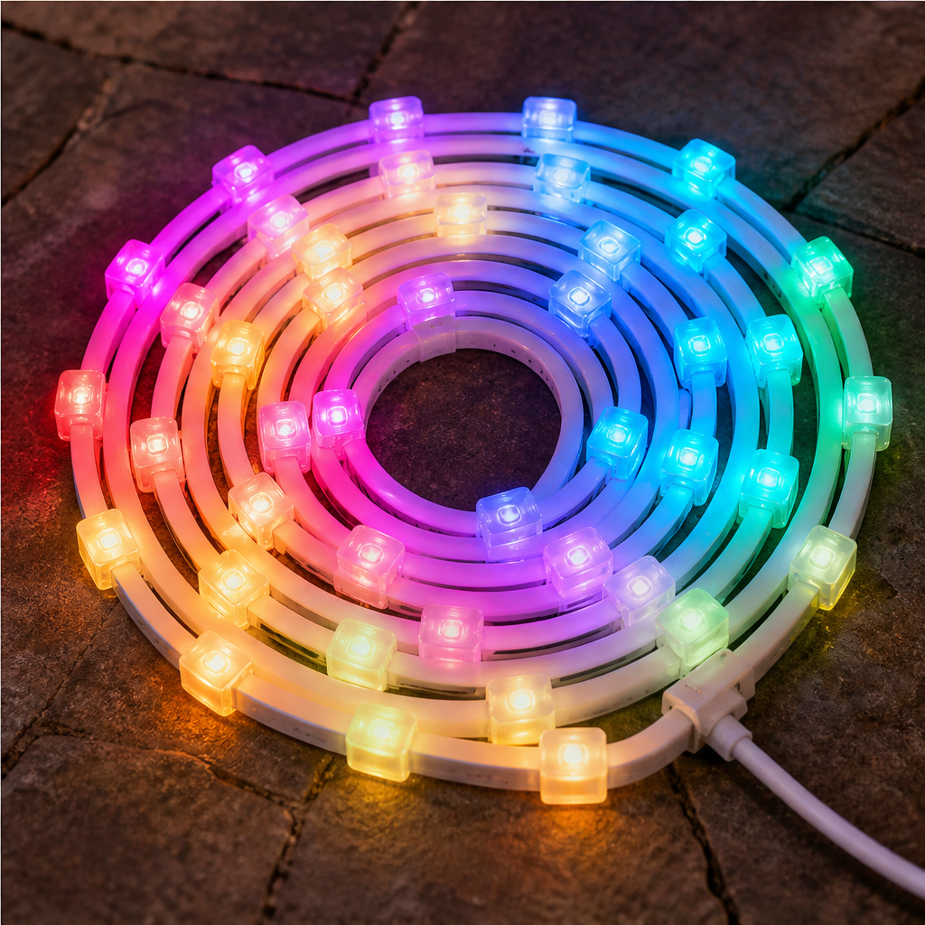 Hueforge – App-Controlled Rainbow LED Permanent Outdoor Lights + 50% OFF lifestyle