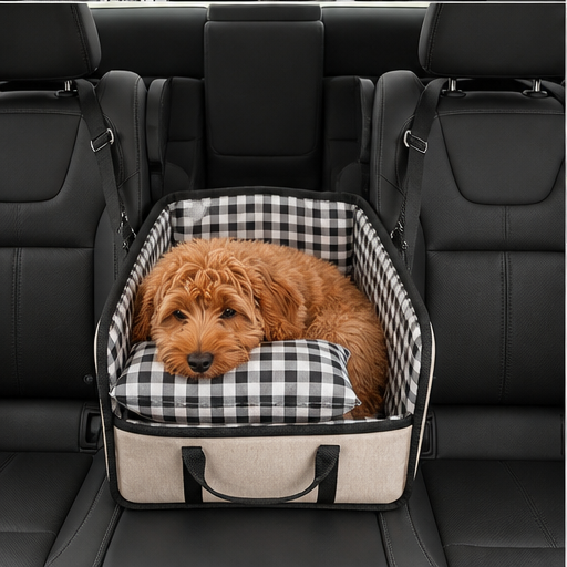 Pawlounge – Non-Slip Padded Booster Console Dog Car Seat lifestyle