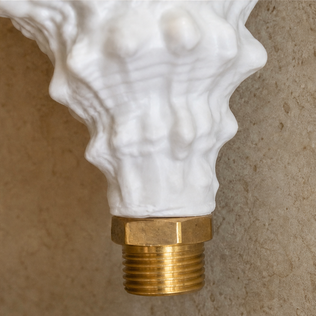 Shellwick – Sculptural Seashell Wall-Mounted Water Outlet + 50% OFF lifestyle