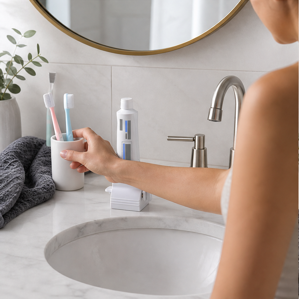 Squivo – No-Waste Rolling Tube Squeezer for Toothpaste & Creams + 50% OFF lifestyle