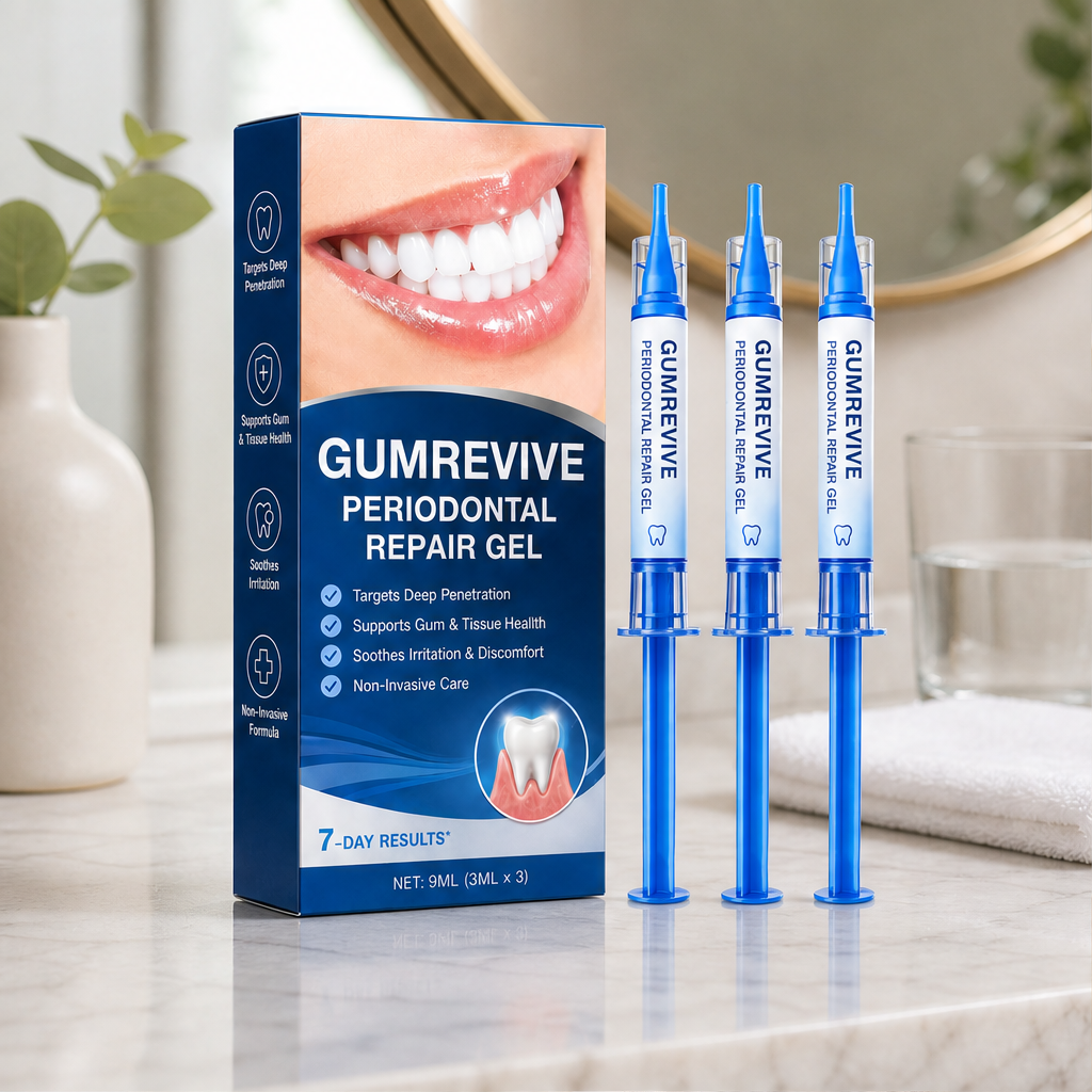 GumRevive – Deep-Penetrating Periodontal Repair Gel + 1+1 FREE lifestyle