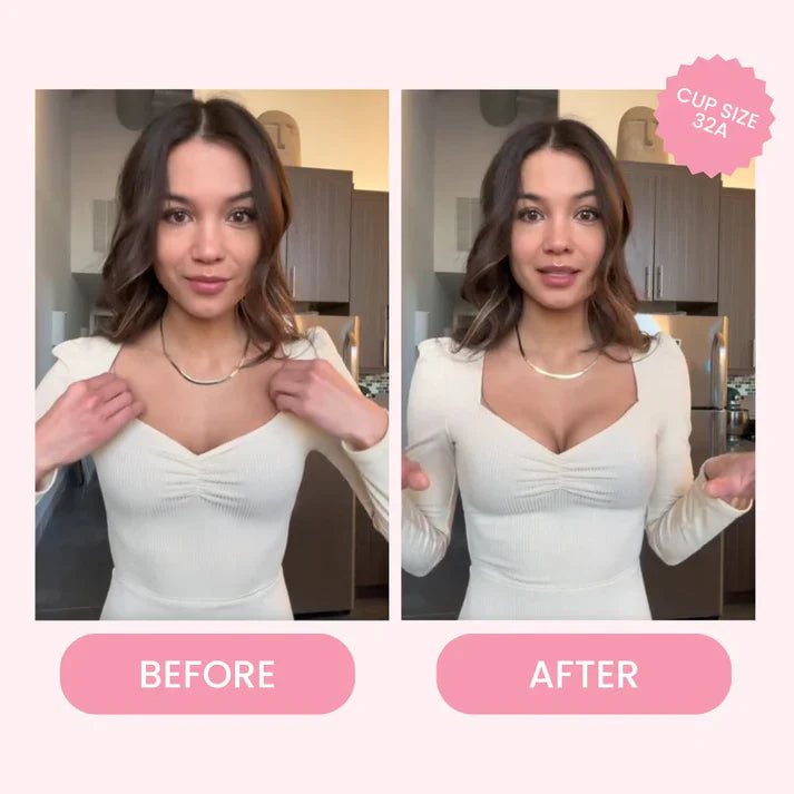 The StayPut Bra Insert - A 2-Cup Boost That Stays Put + 50 % OFF