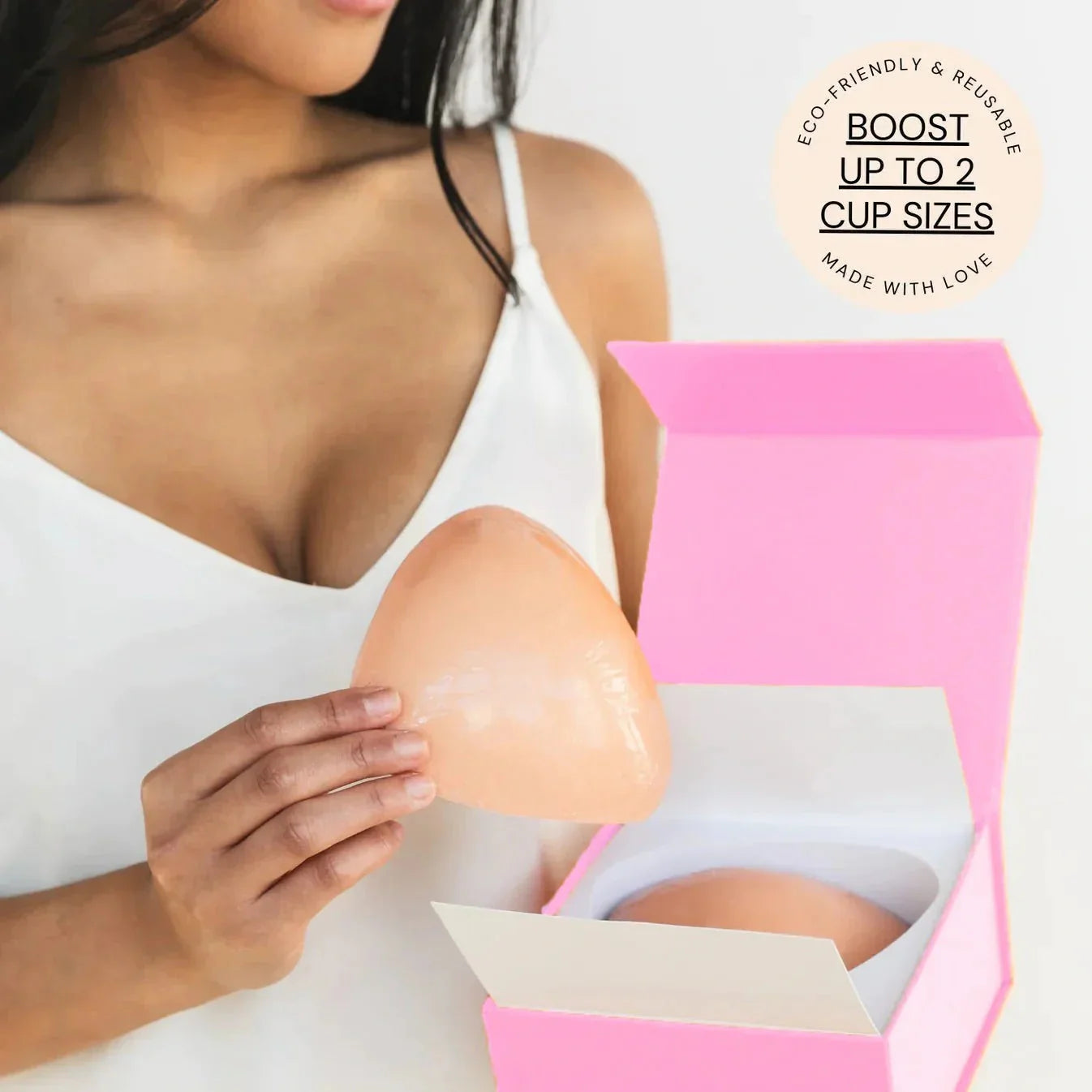 The StayPut Bra Insert - A 2-Cup Boost That Stays Put + 50 % OFF