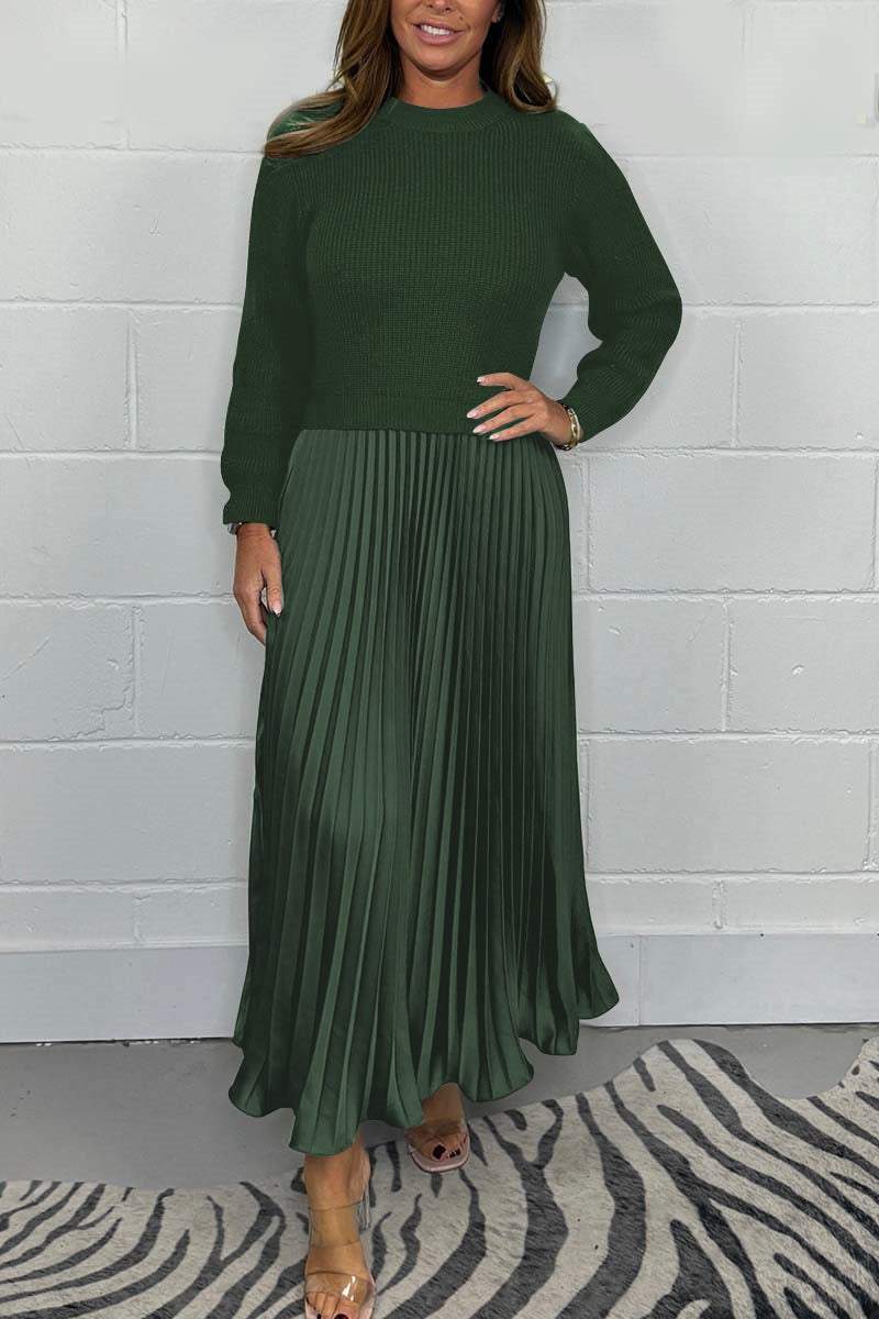 The Jumper & Pleat Dress - A Perfect Outfit in One Piece + 50% OFF