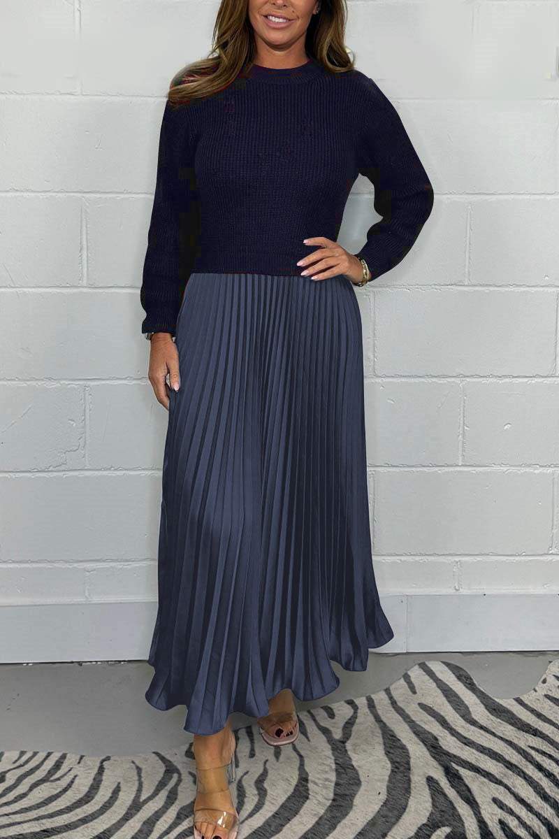 The Jumper & Pleat Dress - A Perfect Outfit in One Piece + 50% OFF