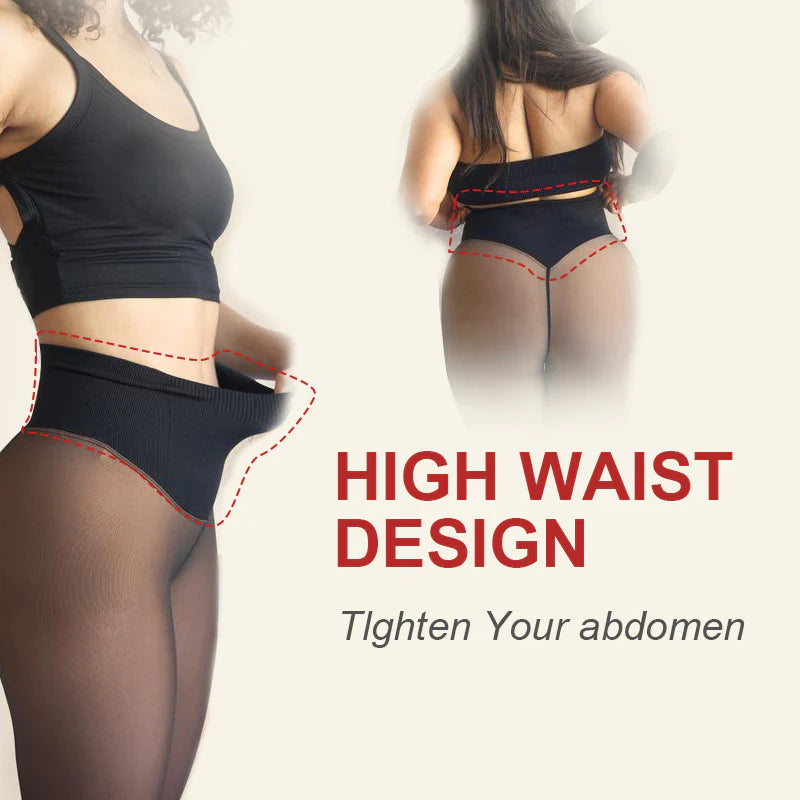 The CozyCloud Leggings - Sheer Look, Hidden Warmth + 50% OFF