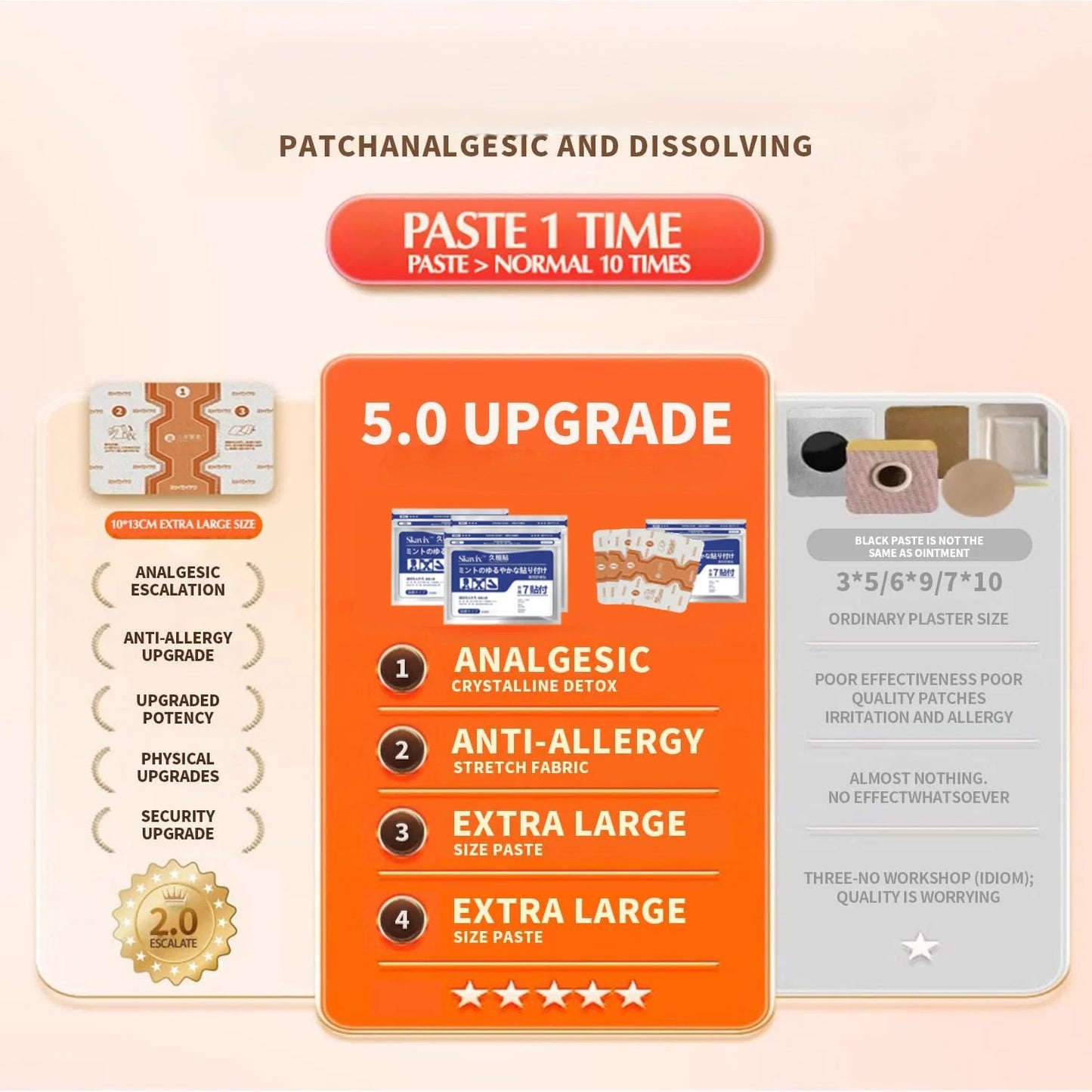 ReliefPatch™ Heat Patches - Natural Pain Relief That Moves With You - 1+1 FREE