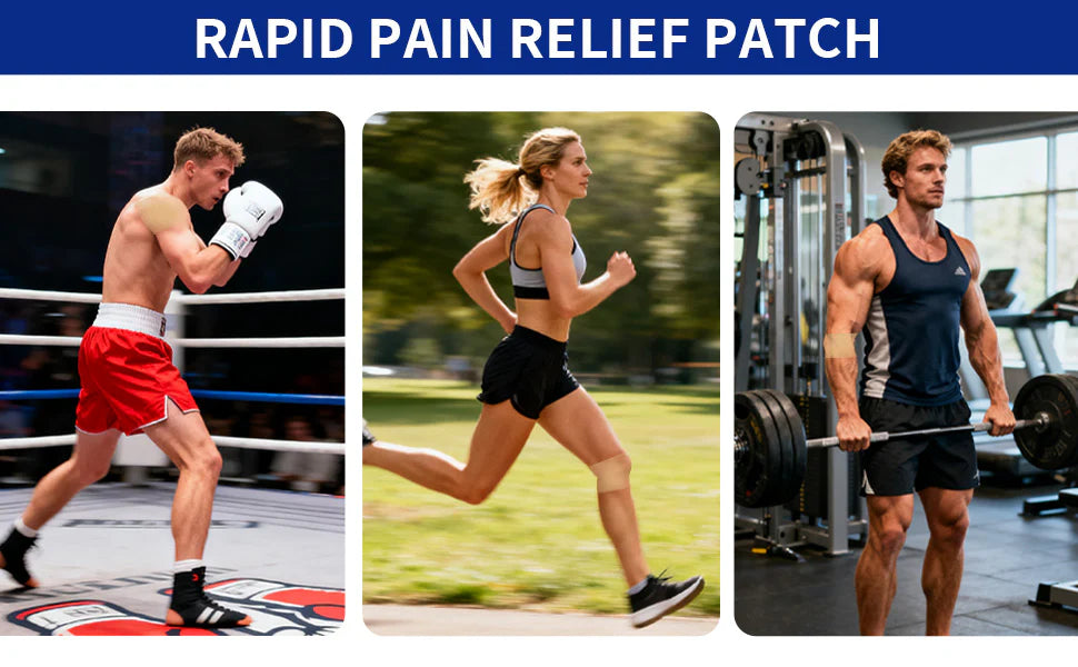 ReliefPatch™ Heat Patches - Natural Pain Relief That Moves With You - 1+1 FREE