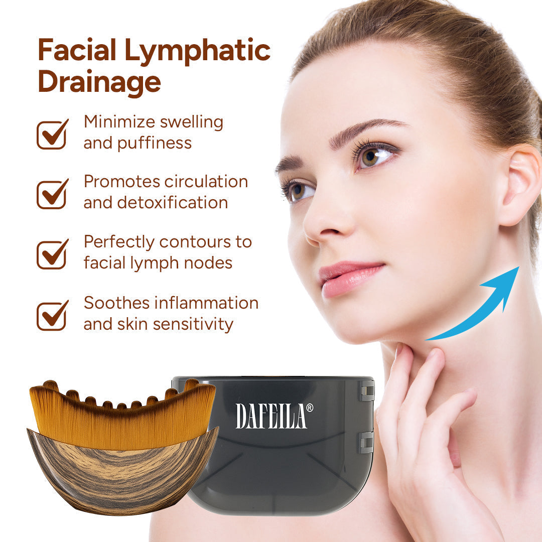 The Lymphatic Facial Brush - A Sculpted Face, Naturally + 50% OFF