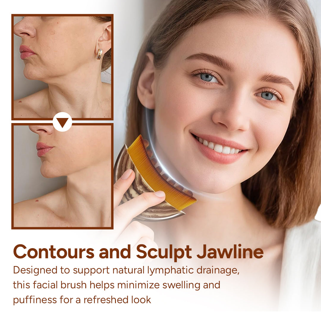 The Lymphatic Facial Brush - A Sculpted Face, Naturally + 50% OFF
