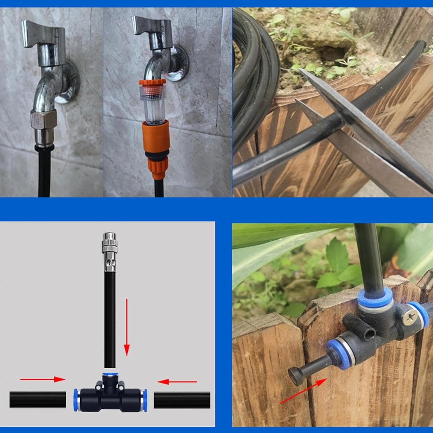 The AquaFlex 360° Irrigation System - A Perfect Garden, Automatically + 50% OFF