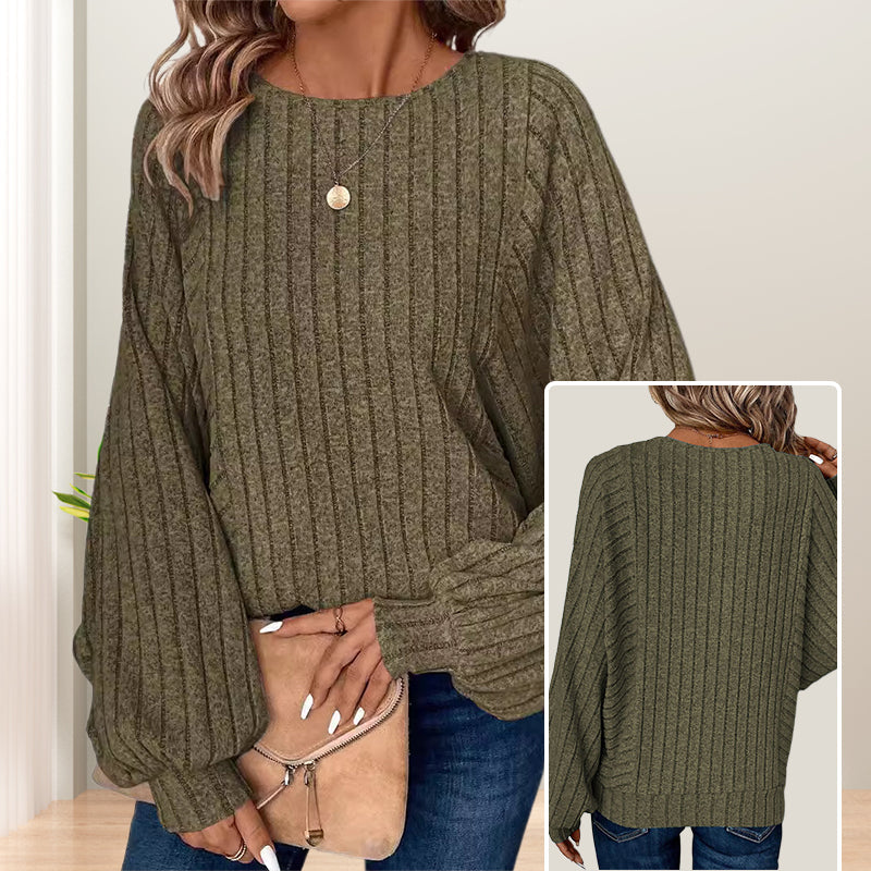 EaseBreeze Ribbed Sweater- 50 % OFF